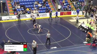 147 lbs Round Of 64 - Colton Chapman, Philipsburg-Osceola vs Gavin Zillman, Harborcreek