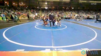 73 lbs Round Of 32 - Cole Gallier, Verdigris Youth Wrestling vs Noah Nelson, Woodward Youth Wrestling