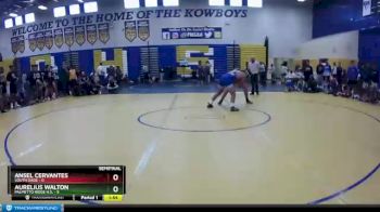 220 lbs Semifinals (8 Team) - Aurelius Walton, Palmetto Ridge H.S. vs Ansel Cervantes, South Dade