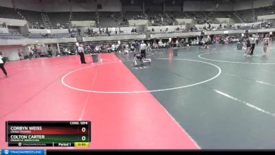 95 lbs Cons. Semi - Corbyn Weiss, Crass Trained vs Colton Carter, PINnacle Wrestling