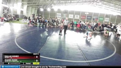 59 lbs Round 3 (4 Team) - Raiden Bunn, Salem Elite Wrestling vs Dallas Gomez, Idaho 1