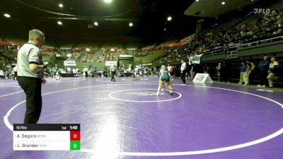 157 lbs Semifinal - Audrey Segura, Redwood vs Lillie Brander, Atascadero