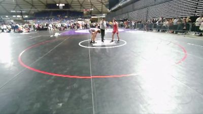 110 lbs Cons. Round 2 - Xaeden Castillo, Ascend Wrestling Academy vs Jackson Mostrom, Unattached