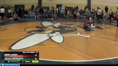 75 lbs Quarterfinal - Benny Ahedo, Pursuit Wrestling Minnesota vs Edwin Loeffelholz, Moen Wrestling Academy