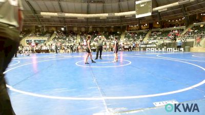 105 lbs Round Of 16 - Yoselin Hernandez, OKC Saints Wrestling vs Montanna Eubanks, Sallisaw Takedown Club