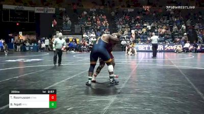 285 lbs Prelims - Trevor Rasmussen, Stanford vs Brandon Ngati, West Virginia