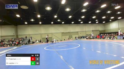 60 lbs Rr Rnd 1 - Ellie Freeman, Untouchables Girls RED vs Bree Leyba, Sisters On The Mat Black