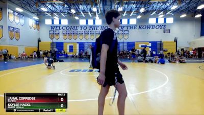 144 lbs Cons. Round 3 - Jamal Coppedge, Camden vs Skyler Hackl, Forest (Ocala)