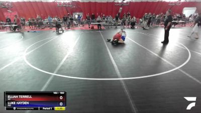 160 lbs Cons. Semi - Elijah Terrell, WI vs Luke Hayden, MO