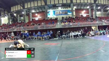 132 lbs Round 4 (8 Team) - Kirk Wilson, North Platte vs Brayden Canoyer, Waverly