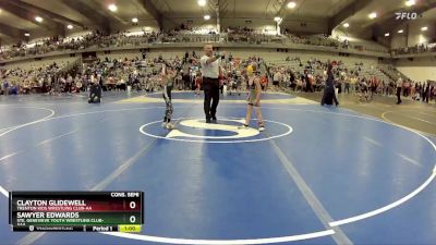 50 lbs Cons. Semi - Sawyer Edwards, Ste. Genevieve Youth Wrestling Club-AAA vs Clayton Glidewell, Trenton Kids Wrestling Club-AA