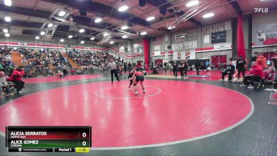 105 lbs Quarterfinal - Alice Gomez, Corona vs Alicia Serratos, Santa Ana