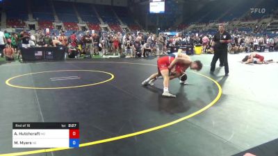 160 lbs Rnd Of 16 - Alexander Hutchcraft, Missouri vs Michael Myers, Nebraska