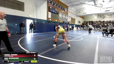 157 lbs Cons. Round 5 - Angel Torres, Bloomingtonn vs Eric Rodriguez, Cajon