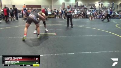 200 lbs Semis & 1st Wrestleback (8 Team) - Simon Schulte, Team Gotcha vs Hunter Crabtree, Indiana Outlaws