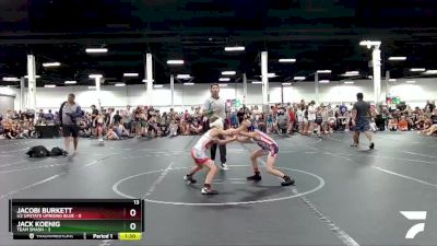 52 lbs Round 3 (8 Team) - Jacobi Burkett, U2 Upstate Uprising Blue vs Jack Koenig, Team Smash