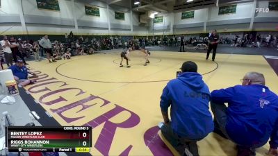 60 lbs Cons. Round 3 - Bentey Lopez, Falcon Wrestling Club vs RIGGS BOHANNON, Windy City Wrestlers