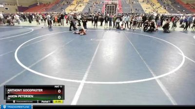 98 lbs Champ. Round 1 - Anthony Goodpaster, IA vs Jaxon Petersen, NE