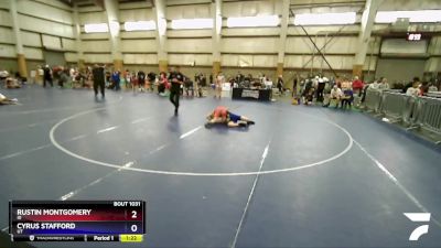 93 lbs Round 1 - Rustin Montgomery, ID vs Cyrus Stafford, UT