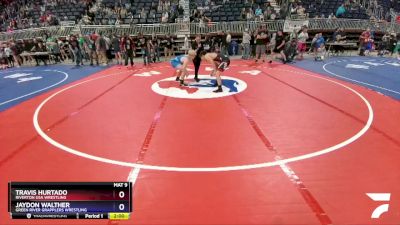 165 lbs Round 1 - Travis Hurtado, Riverton USA Wrestling vs Jaydon Walther, Green River Grapplers Wrestling