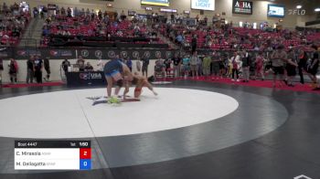 92 kg Semis - Connor Mirasola, Askren Wrestling Academy vs Michael Dellagatta, Spartan Combat Rtc/ Tmwc