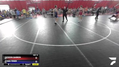 160 lbs Cons. Semi - Jackson Barron, MN vs Ayden Miner, MN