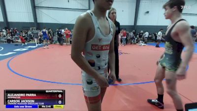 126 lbs Quarterfinal - Alejandro Parra, Washington vs Carson Jackson, Thunder Mountain Wrestling Club