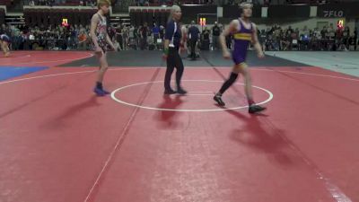 116 lbs Semifinal - Cannon Boren, Thermopolis Wrestling Club vs Conner Espelin, Mine Yard Dogs Wrestling Club