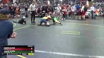 150 lbs Round 3 (4 Team) - Chase Olson, Clarkston vs Justin Elder, Davison