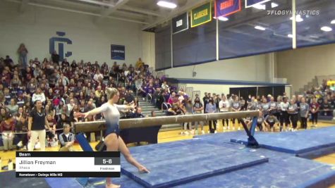 Jillian Freyman - Beam, Ithaca - 2022 NCGA Championships