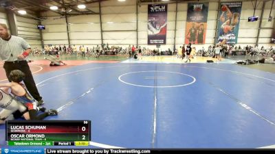 56 lbs Rd# 9- 2:15pm Saturday Final Pool - Lucas Schuman, Scorpions vs Oscar Ormond, NCWAY National Team