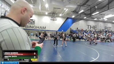 135 lbs 3rd Place Match - Griffin Smith, Lindon vs Jonah Barron, Riverton Wolf Pack Wrestling