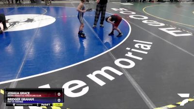 49 lbs Round 4 - Joshua Grace, Nikiski Freestyle Wrestling Club vs Bridger Graham, Mat-Su Matmen