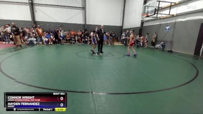 83 lbs Quarterfinal - Connor Wright, Askeo International Mat Club vs Hayden Fernandez, NWWC