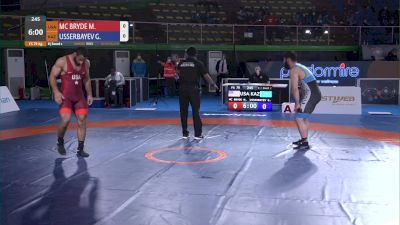 79 kg Muhamed Mustafa MCBRYDE, USA vs Galymzhan USSERBAYEV, KAZ