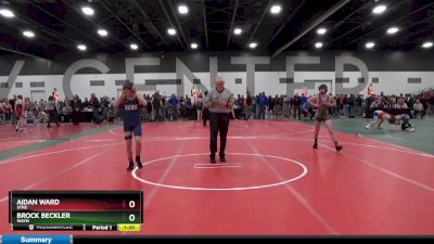 108 lbs Champ. Round 2 - Aidan Ward, STRE vs Brock Beckler, WAYN