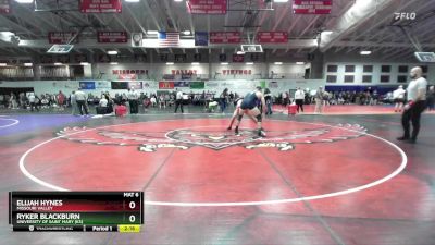 197 lbs Quarterfinal - Ryker Blackburn, University Of Saint Mary (KS) vs Elijah Hynes, Missouri Valley