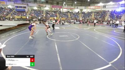 110 lbs Round Of 32 - Taten Phillips, Fowler Wrestling Club vs Cash Silva, Escalante Middle School