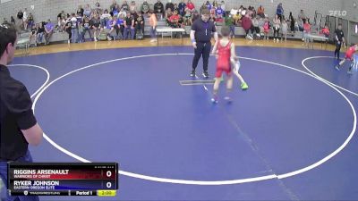 70 lbs Round 1 - Riggins Arsenault, Warriors Of Christ vs Ryker Johnson, Eastern Oregon Elite