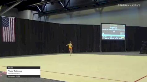 Yana Golovan - Clubs, Upsidedowners - 2021 USA Gymnastics Championships