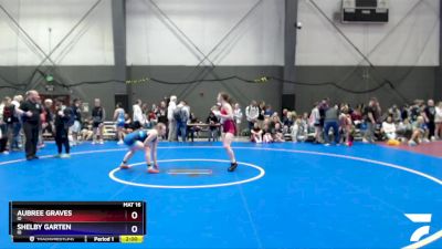 130 lbs Quarterfinal - Aubree Graves, ID vs Shelby Garten, ID