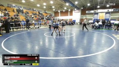 144 lbs Cons. Round 4 - Kaden Curry, St John Bosco vs ELIJAH ROBLEDO, Mayfair