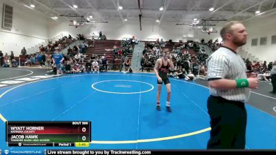 126 lbs Quarterfinal - Jacob Hawk, Thunder Basin High School vs Wyatt Horner, Natrona County