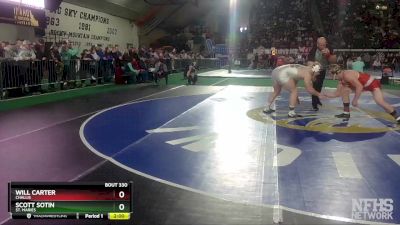 2A 285 lbs Semifinal - Will Carter, Challis vs Scott Sotin, St. Maries