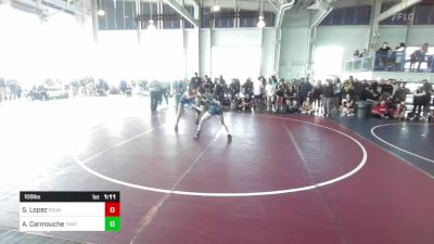 109 lbs Quarterfinal - Stella Lopez, Pounders WC vs Ashley Carmouche, Threshold WC