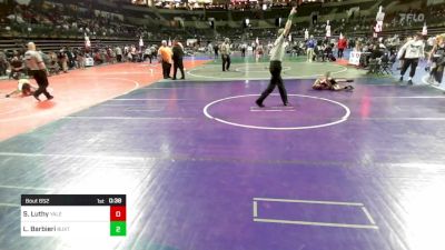 50 lbs Quarterfinal - Sebastian Luthy, Yale Street vs Lorenzo Barbieri, Buxton (NJ)