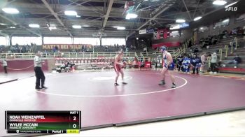 190 lbs Cons. Semi - Noah Weinzapfel, Evansville Mater Dei vs Wylee McCain, Franklin Community