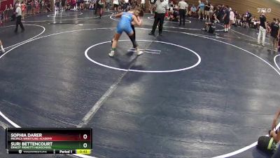 117 lbs Cons. Round 3 - Suri Bettencourt, Ernest Righetti Highschool vs Sophia Darer, Pacifica Wrestling Academy