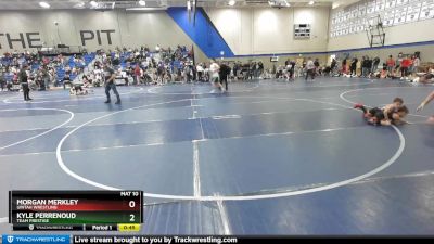 42 lbs Semifinal - Kyle Perrenoud, Team Prestige vs Morgan Merkley, Uintah Wrestling