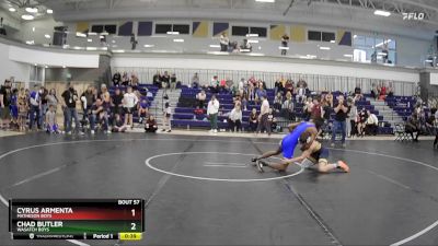 152 Boys Semifinal - Chad Butler, Wasatch Boys vs Cyrus Armenta, Matheson Boys